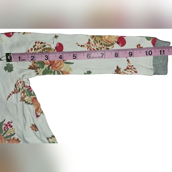 Burt's Bees Kids Boy Girl Thanksgiving Celebration Organic 2pc PJ Set Sz 3T - Picture 6 of 16